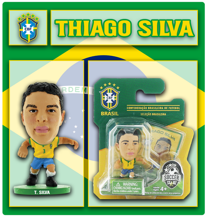  SoccerStarz Brazil International Figurine Blister Pack