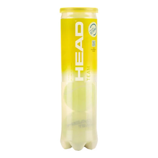 HEAD TEAM TENNIS BALL - 4 PACK