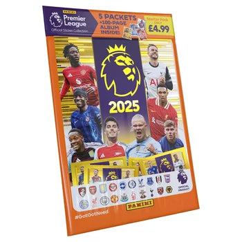 PREMIER LEAGUE 2025 OFFICIAL STICKER COLLECTION - STARTER PACK