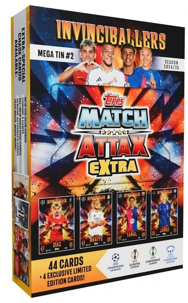 MATCH ATTAX EXTRA 2024/25 MEGA TIN #2 - INVINCIBALLERS