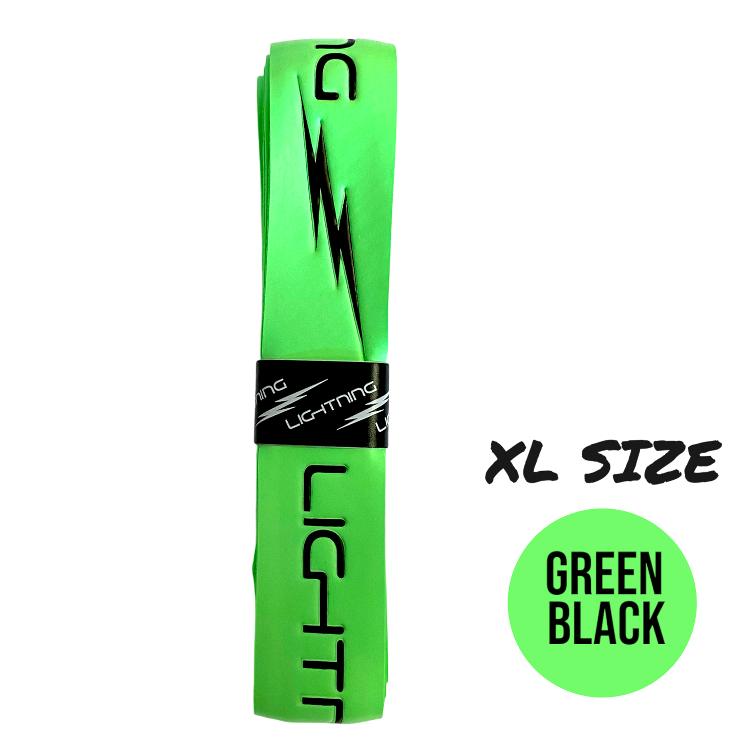 LIGHTNING EMBOSSED HURLING GRIP  XL GREEN/BLACK