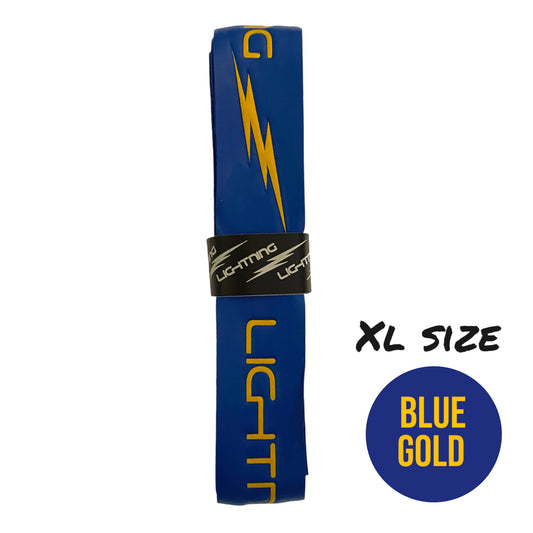 LIGHTNING EMBOSSED HURLING GRIP  XL BLUE/GOLD