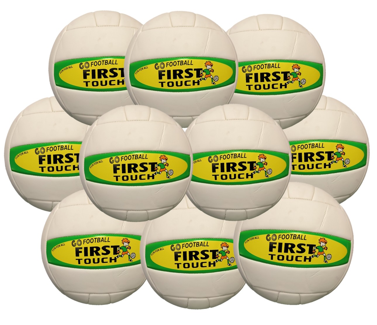 LIGHTNING FIRST TOUCH GAELIC FOOTBALL - 10 PACK