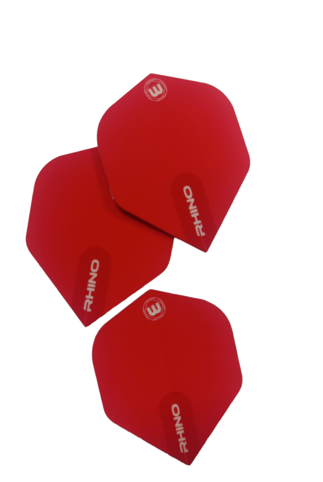 WINMAU RHINO DART FLIGHTS - RED (WINMAU LOGO).105