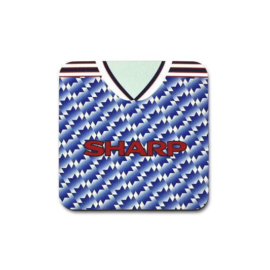 RETRO JERSEY COASTER - Man Utd 92/94 away