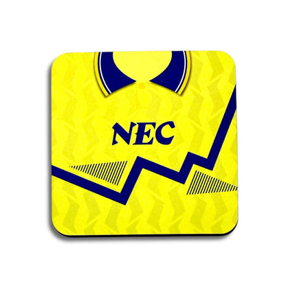 RETRO JERSEY COASTER - Everton NEC Away