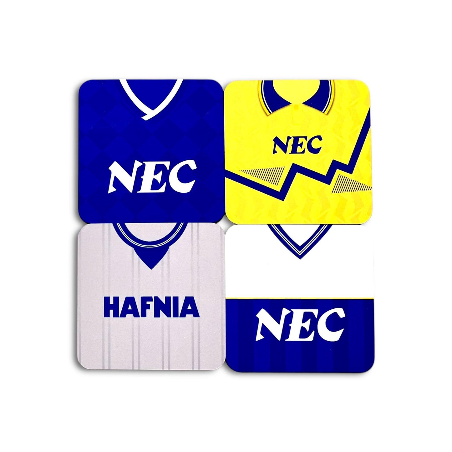 RETRO JERSEY COASTER - Everton NEC Away