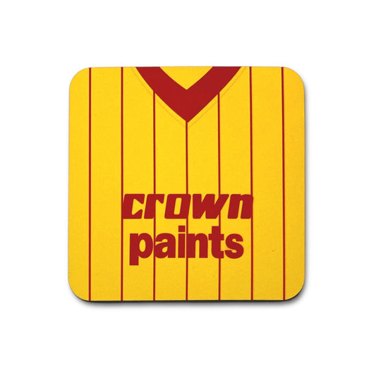 RETRO JERSEY COASTER - Liverpool Crown Paints Away