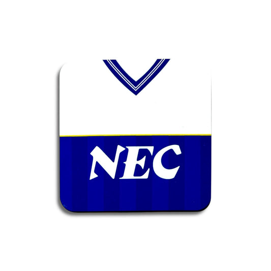 RETRO JERSEY COASTER - Everton 85 /86 home