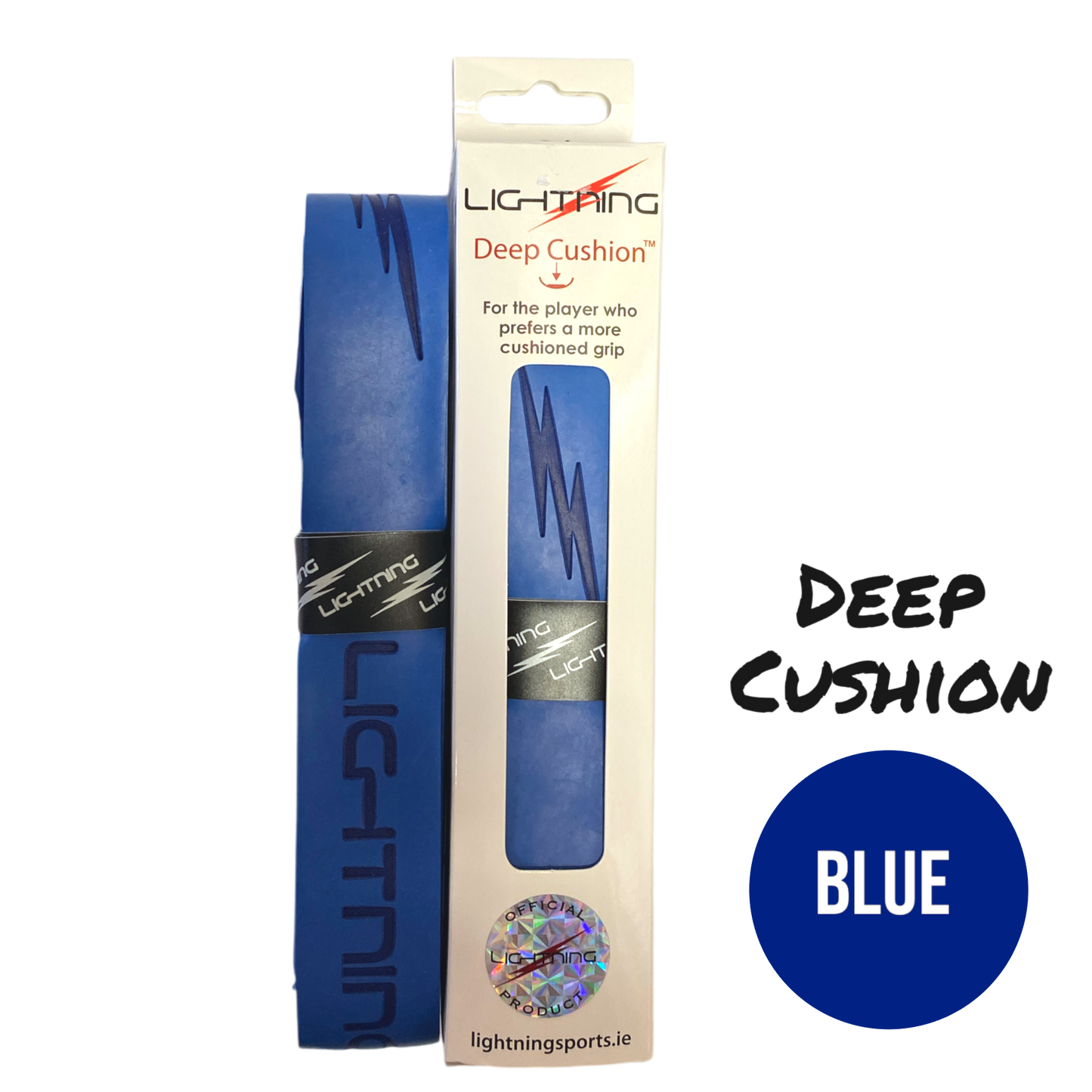 LIGHTNING DEEP CUSHION XL GRIP - BLUE