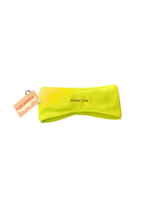 RIDGE 53 FLEECE EAR WARMERS - FLUO YELLOW