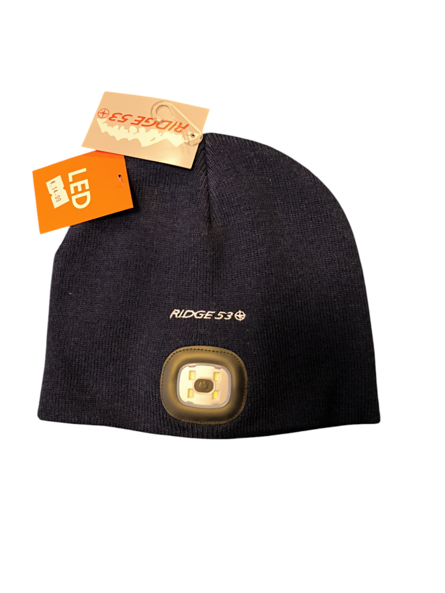 RIDGE 53 LED BEANIE HAT - NAVY