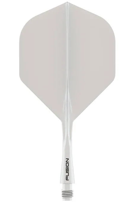 WINMAU FUSION INTEGRATED FLIGHT/SHAFT - WHITE (MEDIUM)