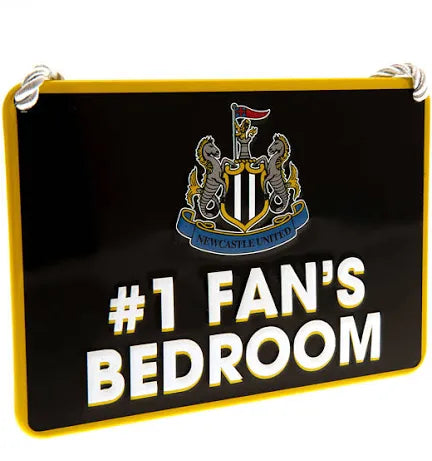 NEWCASTLE UNITED BEDROOM SIGN