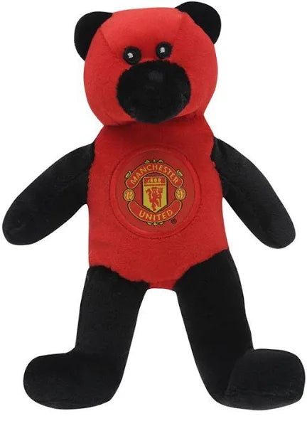 MAN UTD TEDDY BEAR -BLACK/RED