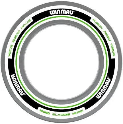 WINMAU ADVANCED DARTBOARD SURROUND - WHITE/GREEN