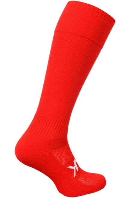 ATAK PLAIN FOOTBALL SOCKS - RED