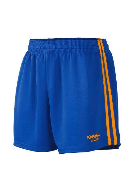 KARAKAL ELITE GAA SHORTS JUNIOR - BLUE/GOLD