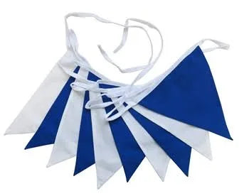 BUNTING - 10 metre BLUE / WHITE