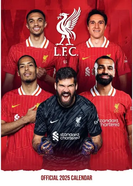 LIVERPOOL 2025 CALENDAR