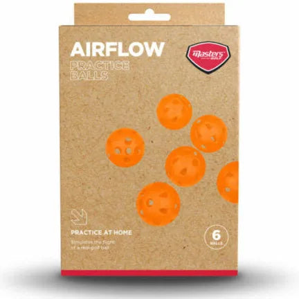 MASTERS AIRFLOW PRACTICE BALLS - ORANGE