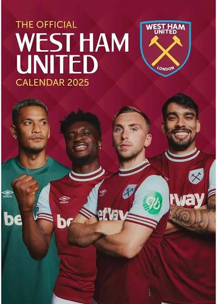 WEST HAM 2025 CALENDAR