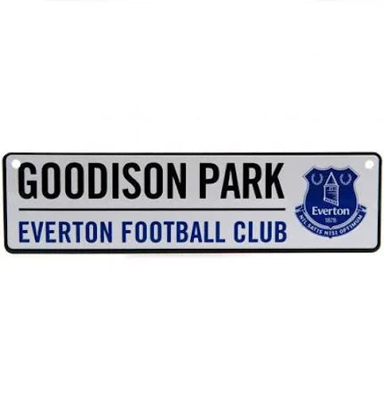 EVERTON WINDOW SIGN