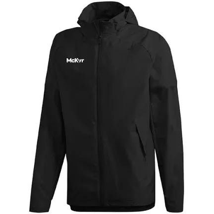 MCKEEVER BLACK RAIN JACKET - ADULT