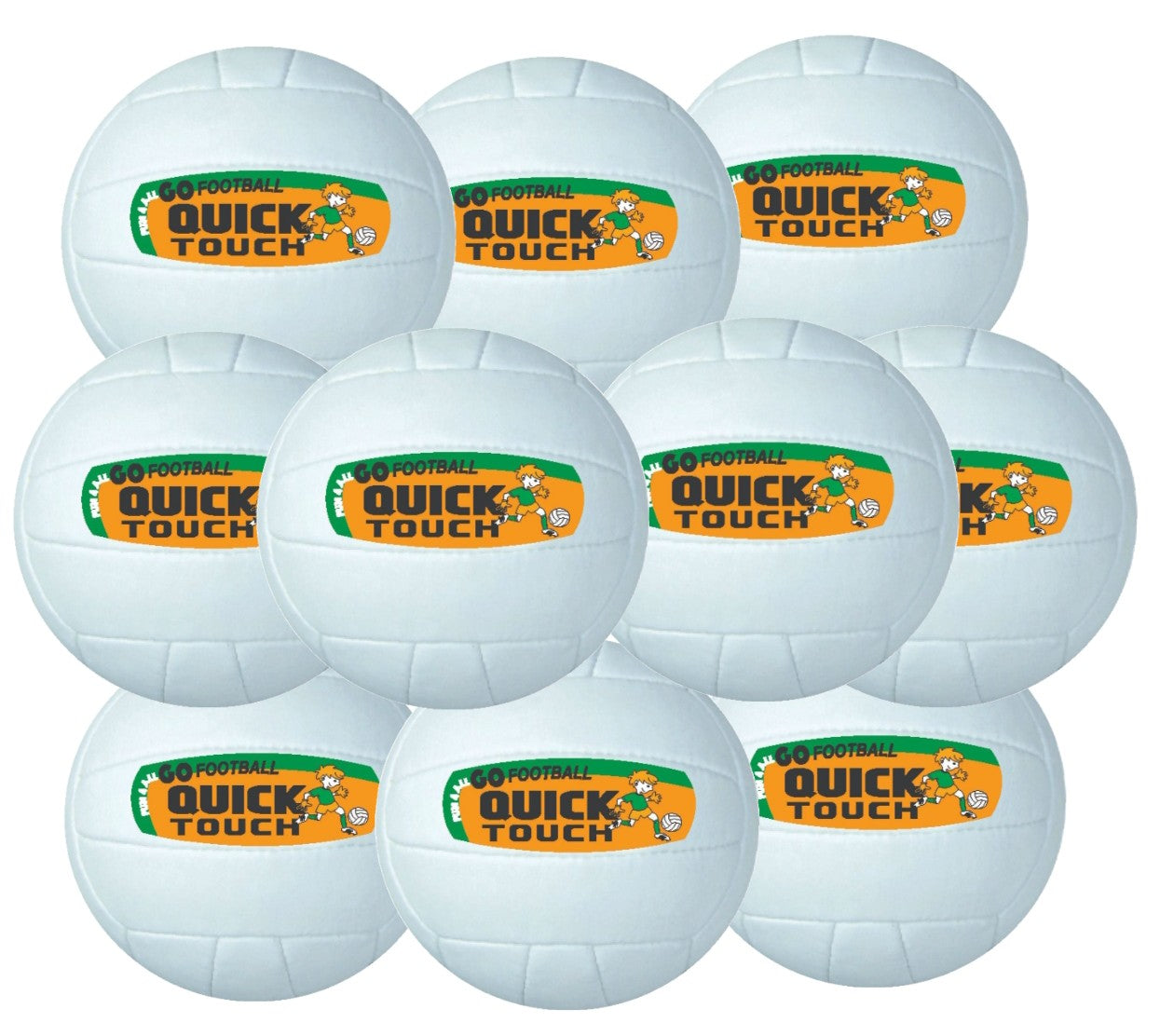 LIGHTNING QUICK TOUCH GAELIC FOOTBALL - 10 PACK