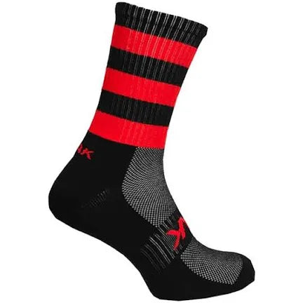 ATAK GAA MIDI SOCKS - BLACK & RED