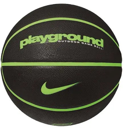 NIKE EVERYDAY PLAYGROUND 8P BLACK VOLT BASKETBALL - SIZE 7