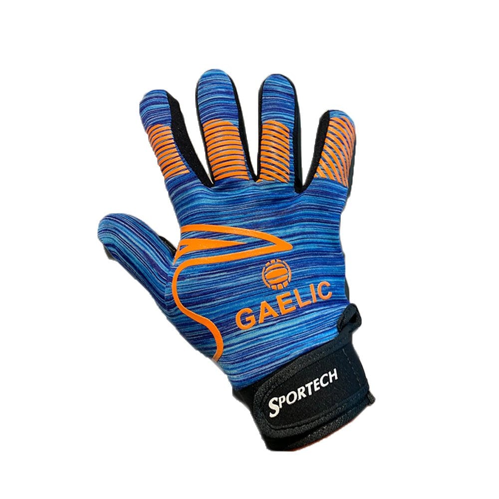 SPORTECH GAELIC FOOTBALL GLOVES - BLUE/ORANGE