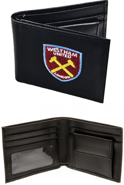 WEST HAM BLACK LEATHER WALLET