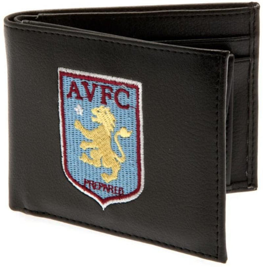 ASTON VILLA BLACK LEATHER WALLET