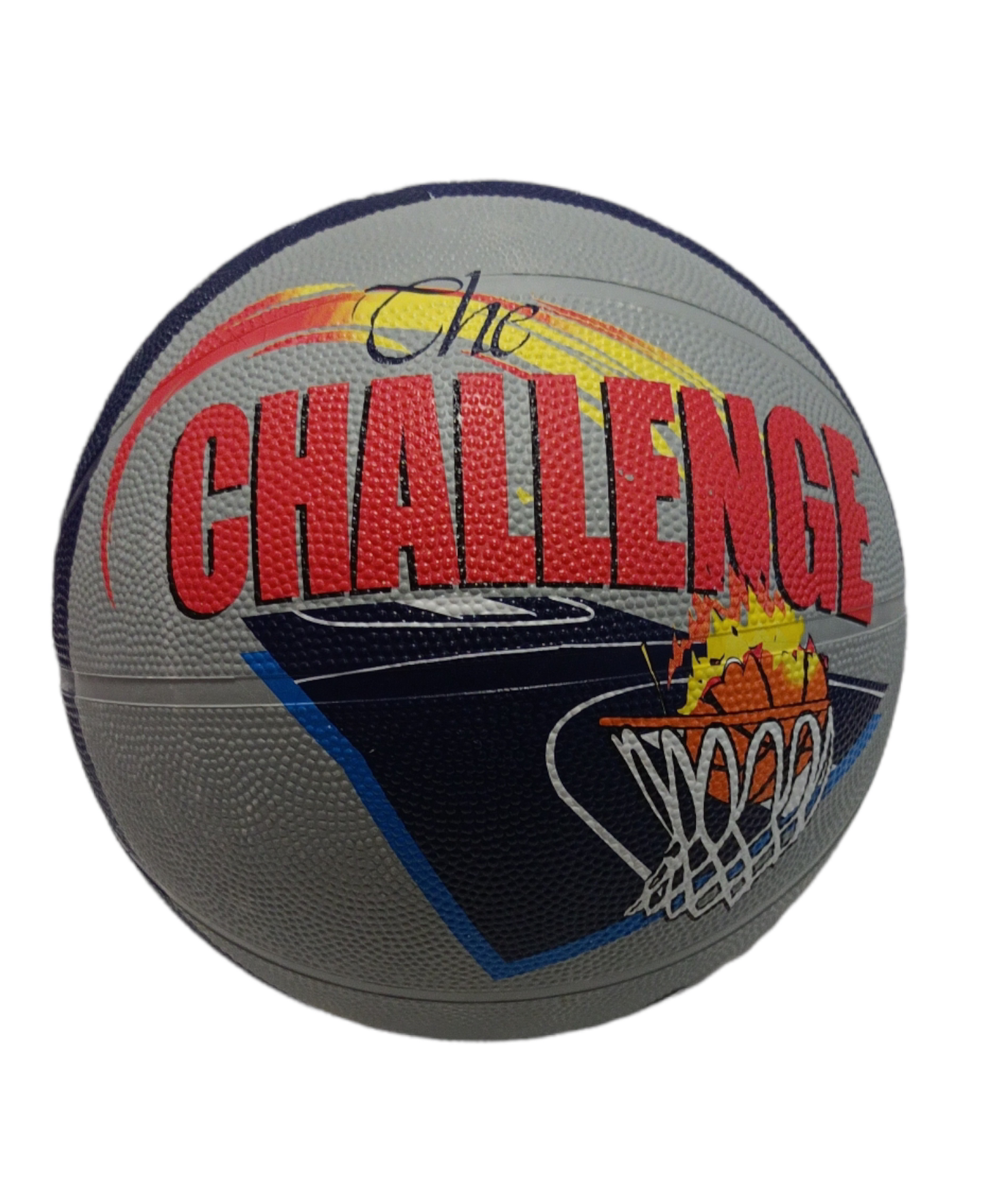 CHALLENGE BASKETBALL SIZE 7- GREY/BLUE