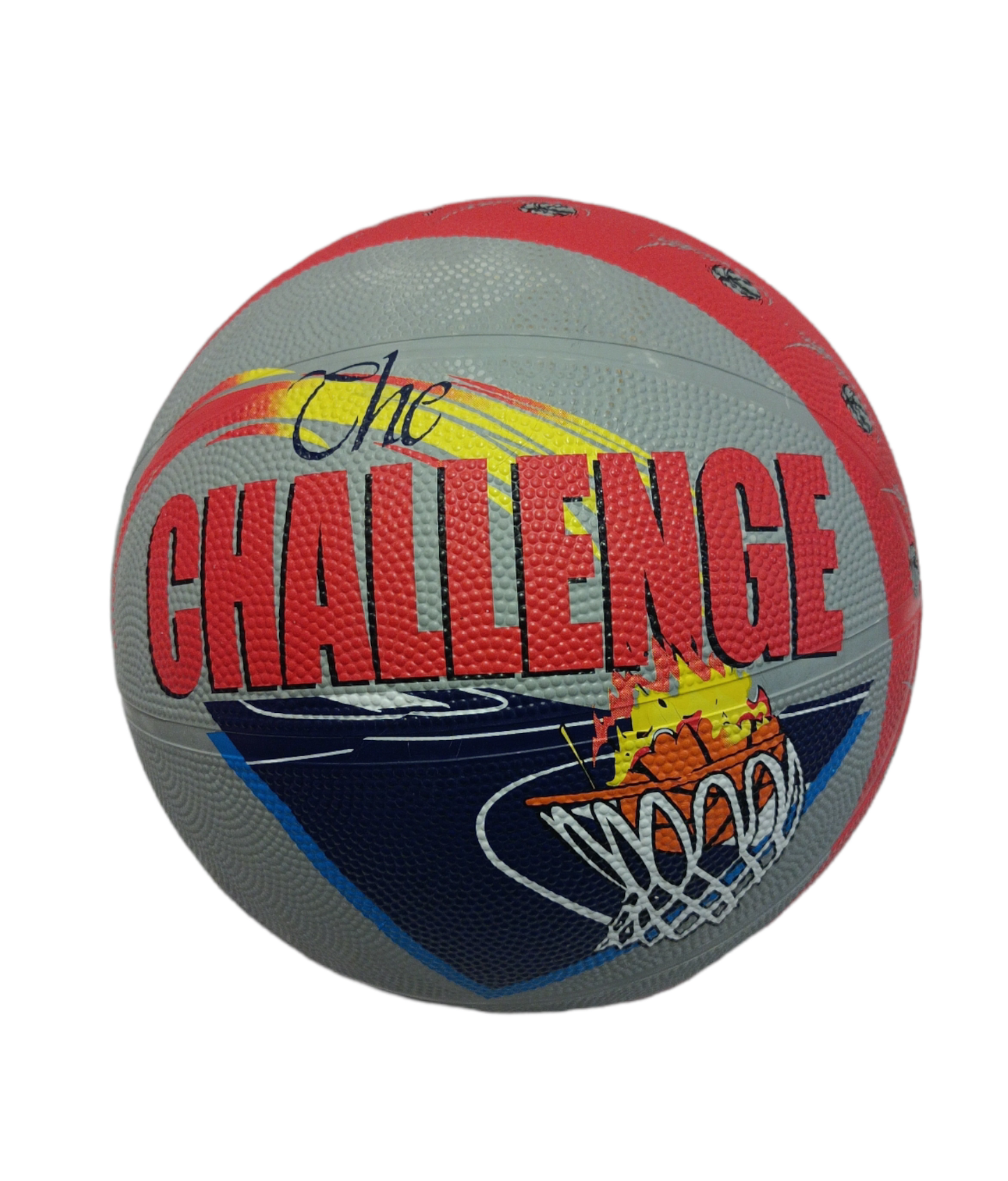 CHALLENGE BASKETBALL SIZE 7- GREY/RED